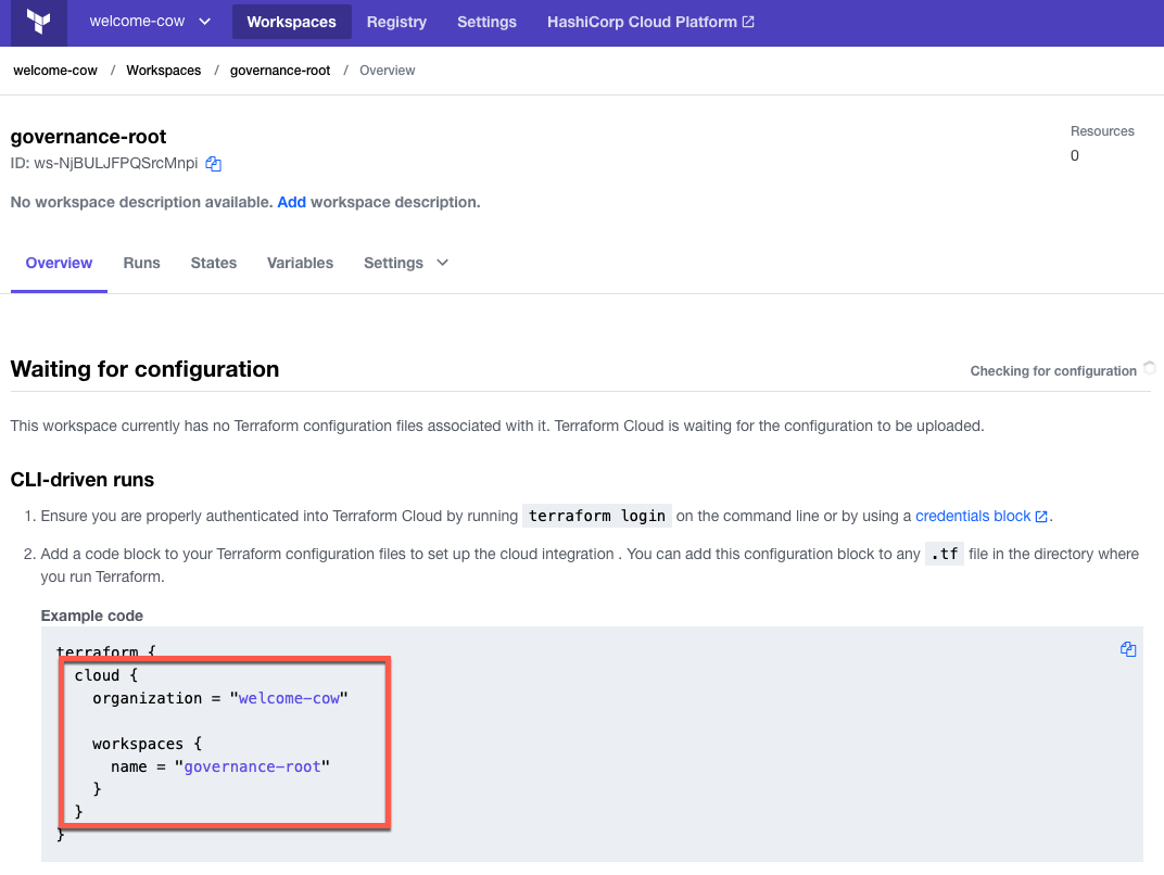 Terraform configuration